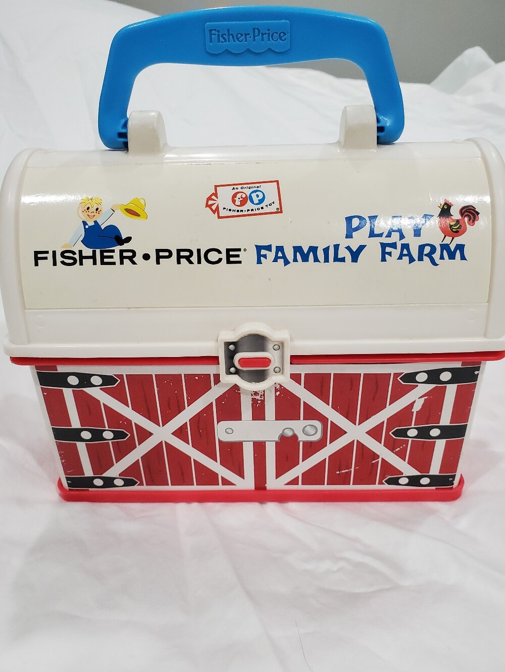 Vtg 2008 Fisher Price Little People Play N Go Family Farm 100% Complete 3 Fence